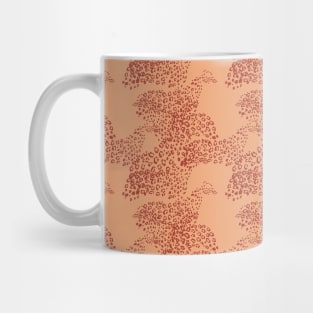 Burnt Orange Animals Neck Gator Leopards Burnt Orange Animal Mug